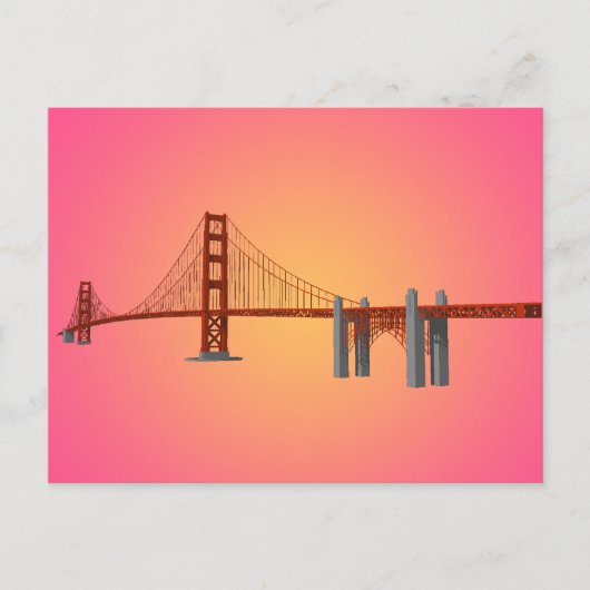 Pont Golden Gate : modèle 3D : Carte postale (Devant)