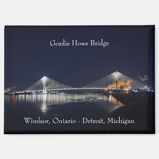 Pont Gordie Howe aimant (Recto)