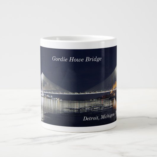 Pont Gordie Howe Jumbo mug (Devant)