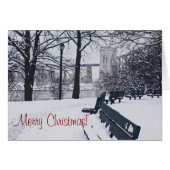 Pont Hell Gate Joyeuse Carte de Noël (Devant Horizontal)