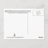 Pont inachevé...Grand Lake OK carte postale (Dos)