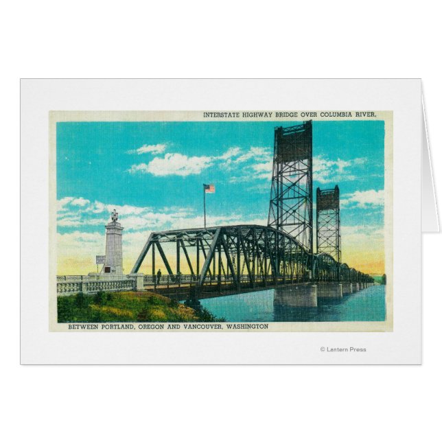 Pont Interstate Highway sur Columbia River (Devant horizontal)