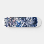 Pont japonais Dragon Koi Phoenix Skateboard (Horz)