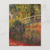 Pont japonais par carte postale Monet (Devant)