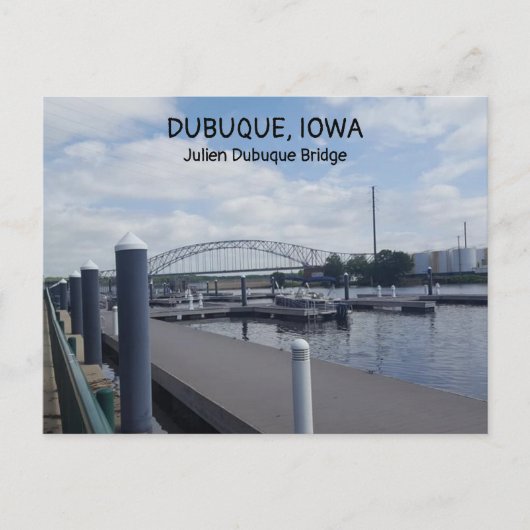 Pont Julien Dubuque dans l'Iowa Carte postale (Devant)