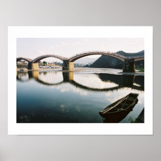 Pont Kintai : Iwakuni, affiche japonaise