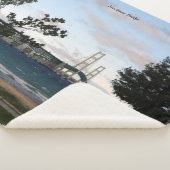 Pont Mackinac avec arbres couverture sherpa (3/4)