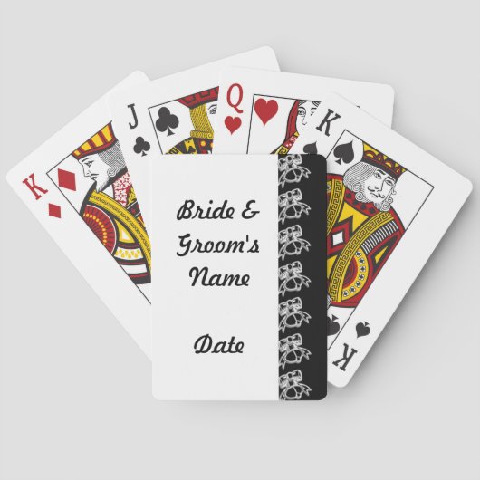 Pont mariage de cartes de jeu Faveurs (dos)
