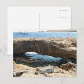 Pont Naturel Aruba, Photographie, Carte Postale (Devant / Derrière)
