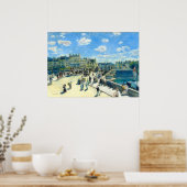 Pont Neuf, Parijs - Pierre-Auguste Renoir Poster (Keuken)