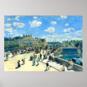 Pont Neuf, Parijs - Pierre-Auguste Renoir Poster