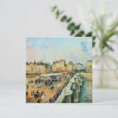 Pont Neuf, vanmiddag, Sunlight Camille Pissarro (Staand voorkant)