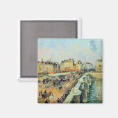 Pont Neuf, vanmiddag, Sunlight Camille Pissarro Magneet (Voorkant / Achterkant)