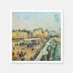 Pont Neuf, vanmiddag, Sunlight Camille Pissarro Servet