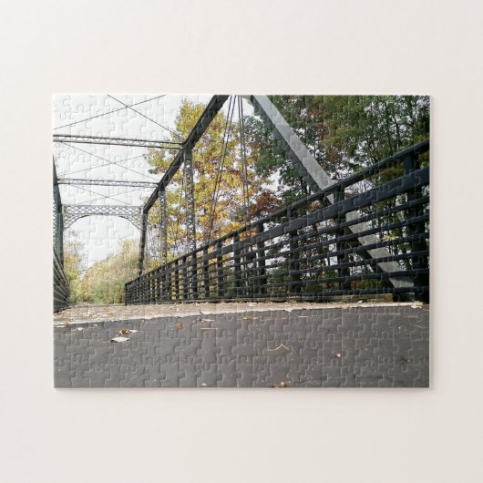 Pont promenade piste cyclable jigsaw puzzle (Horizontal)