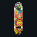 Pont psychédélique pour skateboard<br><div class="desc">Psychedelic Deck pour Skateboard.Faites-le vous-même en ajoutant votre texte. Pour accéder aux outils de montage avancés,  allez à "Personnaliser ce modèle" et cliquez sur "Détails",  faites défiler et appuyez sur le lien "cliquer pour customiser plus loin".</div>