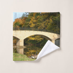 Pont Rainbow à l'automne au Grove City College