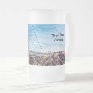 Pont Royal Gorge Vue latérale Mug de bière givrée