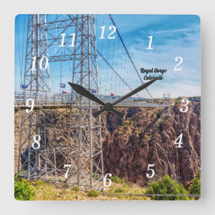 Pont Royal Gorge Vue latérale Mur Horloge