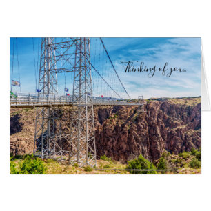 Pont Royal Gorge Vue latérale Penser votre carte