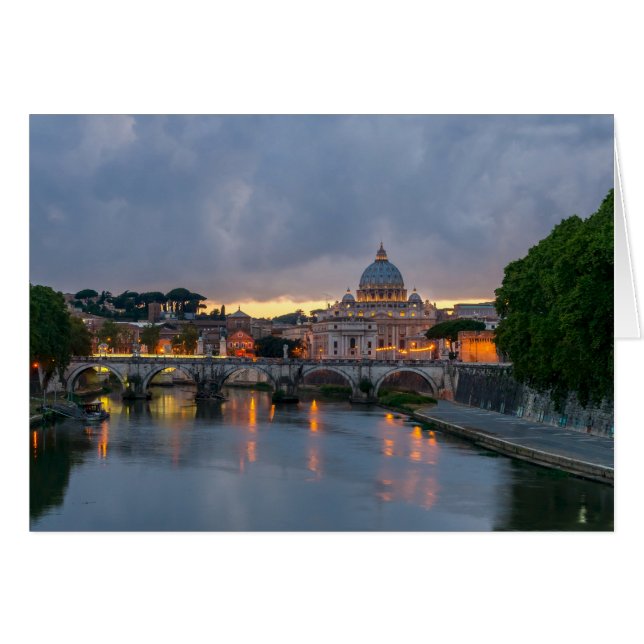 Pont Saint-Ange, Basilique Saint-Pierre, Rome (Devant horizontal)