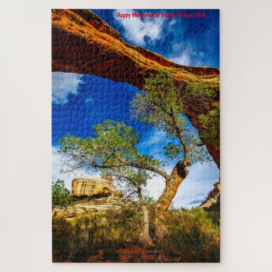 Pont Sipapu Utah. Puzzle (Vertical)