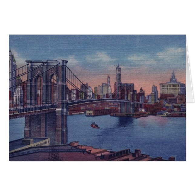 Pont vintage Brooklyn (Devant horizontal)