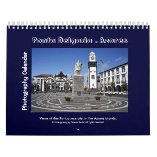 Ponta Delgada, Azoren - Agenda voor fotografie Kalender