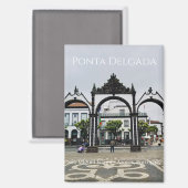Ponta Delgada, Azores - São Miguel Island Portugal Magneet (Voorkant / Achterkant)