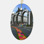 Ponta Delgada stadpoorten Keramisch Ornament (Links)