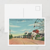  Pontchartrain Beach New Orleans Amusement Briefkaart (Voorkant / Achterkant)