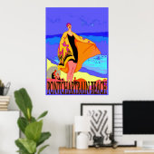 Pontchartrein Beach Vintage Poster 3 (Thuiskantoor)