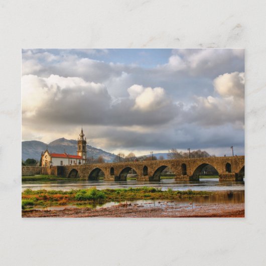Ponte DE Lima brug Briefkaart (Voorkant)