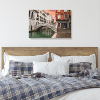 Ponte di Canonica Venetië Italië Canvas Afdruk