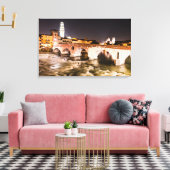 Ponte Pietro van Verona Canvas (Insitu (Woonkamer))