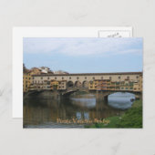 Ponte Vecchio Bridge Briefkaart (Voorkant / Achterkant)