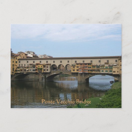 Ponte Vecchio Bridge Briefkaart (Voorkant)