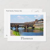 Ponte Vecchio Briefkaart (Voorkant / Achterkant)