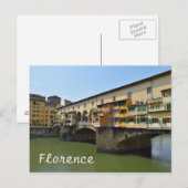 Ponte Vecchio briefkaart (Voorkant / Achterkant)