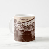 Ponte Vecchio Brown Coffee Mok (Voorkant links)