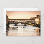 Ponte Vecchio Florence Briefkaart (Voorkant / Achterkant)