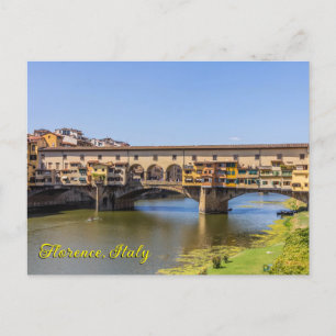 Ponte Vecchio, Florence, Italië Feestdagenkaart