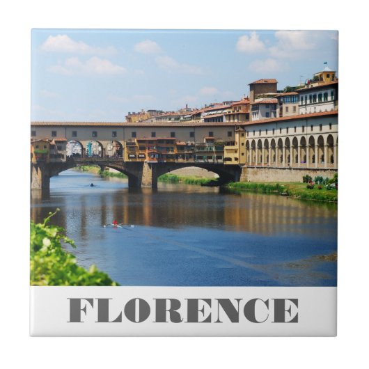 Ponte Vecchio Tile Tegeltje (Voorkant)