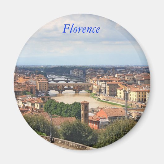 Ponte Vecchio van Florence Magneet (Voorkant)