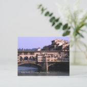 Ponte Vecchio (Vieux pont) | Carte postale (Debout devant)