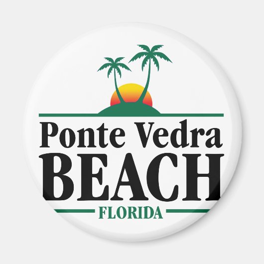 Ponte Vedra Beach Magneet (Voorkant)