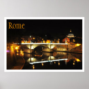 Ponte Vittorio Emanuele II-brug, Vaticaanstad Poster