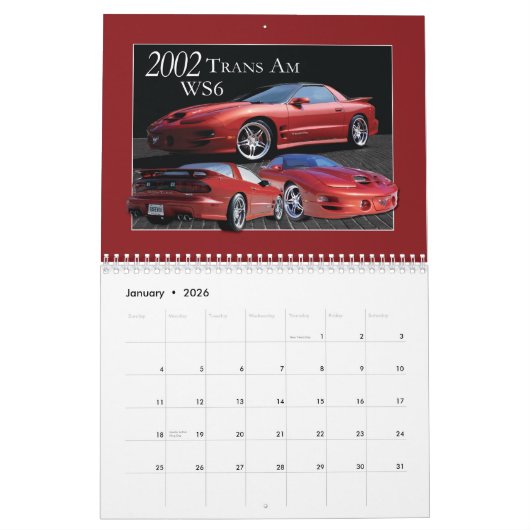 PONTIAC CALENDAR-2011 KALENDER (Jan 2026)