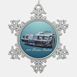 PONTIAC FIREBIRD 1979 TIN SNEEUWVLOK ORNAMENT