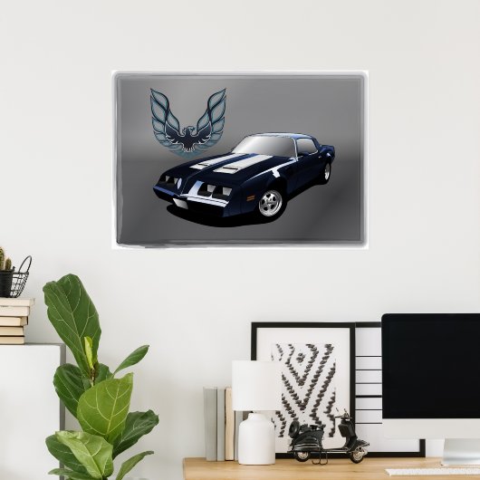Pontiac Firebird Formula Poster (Thuiskantoor)
